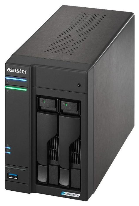 Asustor LOCKERSTOR 2 Gen2 AS6702T con Intel Celeron N5105, 4 GB RAM y 2 bahías
