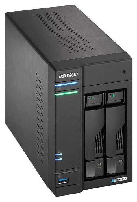 Asustor LOCKERSTOR 2 Gen2 AS6702T con Intel Celeron N5105, 4 GB RAM y 2 bahías