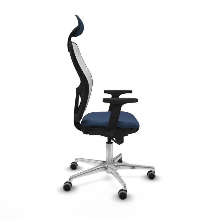 PIQUERAS Y CRESPO Silla de oficina Jorquera Azul marino y Blanco