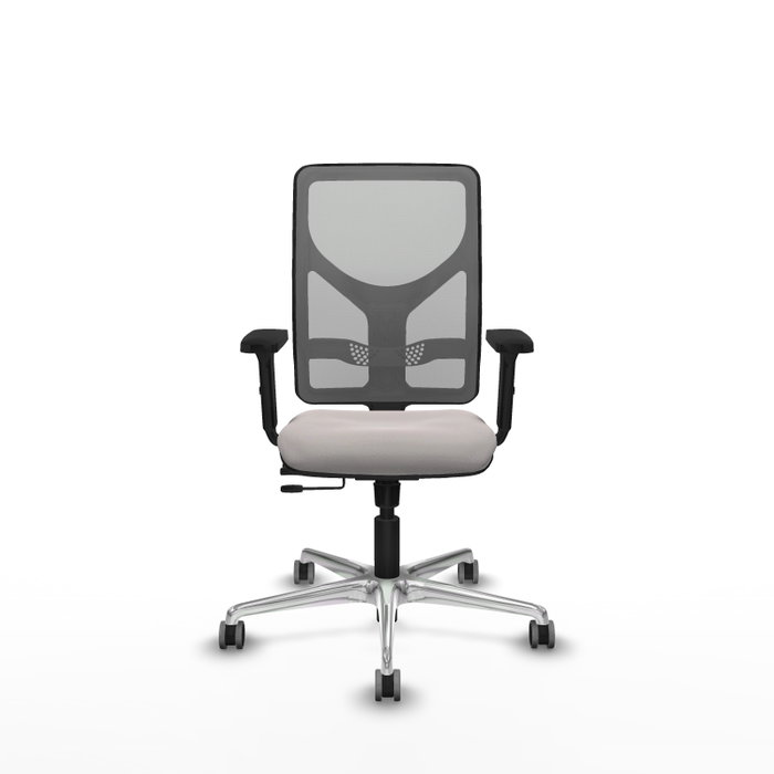 PIQUERAS Y CRESPO Silla de oficina Motilla con mecanismo Sincro/Traslack, Blanco y Gris PIQUERAS Y CRESPO Silla de oficina Motilla con mecanismo Sincro/Traslack, Blanco y Gris