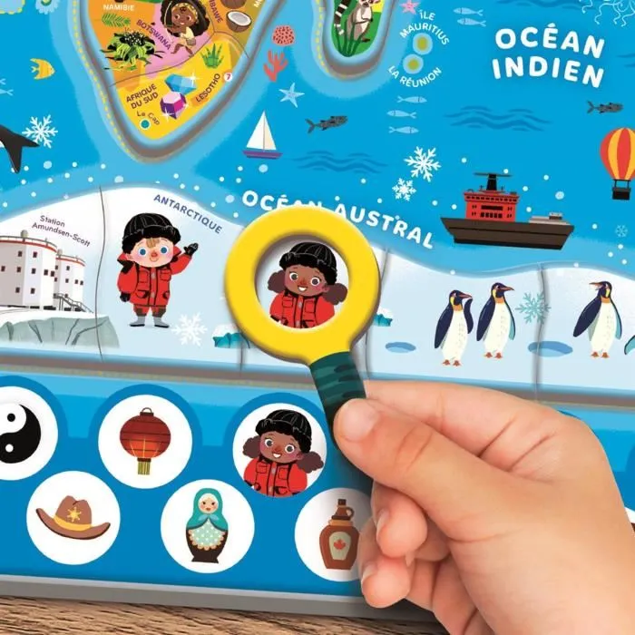 Clementoni Rompecabezas del Mundo Magnético CLE8005125529162