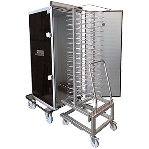 Scanbox Banquet Master H40 I-Combi - Carro de Almacenaje y Transporte, 193 cm Alto x 77 cm Ancho