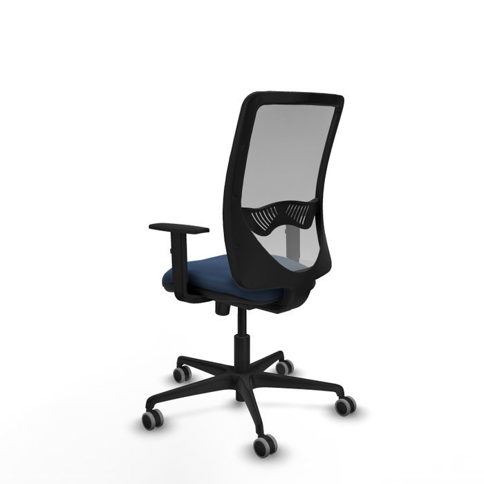 PIQUERAS Y CRESPO Silla de oficina Zulema con mecanismo Sincro, Azul marino y Gris PIQUERAS Y CRESPO Silla de oficina Zulema con mecanismo Sincro, Azul marino y Gris