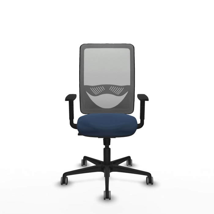 PIQUERAS Y CRESPO Silla de oficina Zulema con mecanismo Sincro, Azul marino y Gris PIQUERAS Y CRESPO Silla de oficina Zulema con mecanismo Sincro, Azul marino y Gris