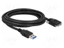 DeLOCK Cable USB 3.0 Tipo A a Micro-B con tornillos 3 m
