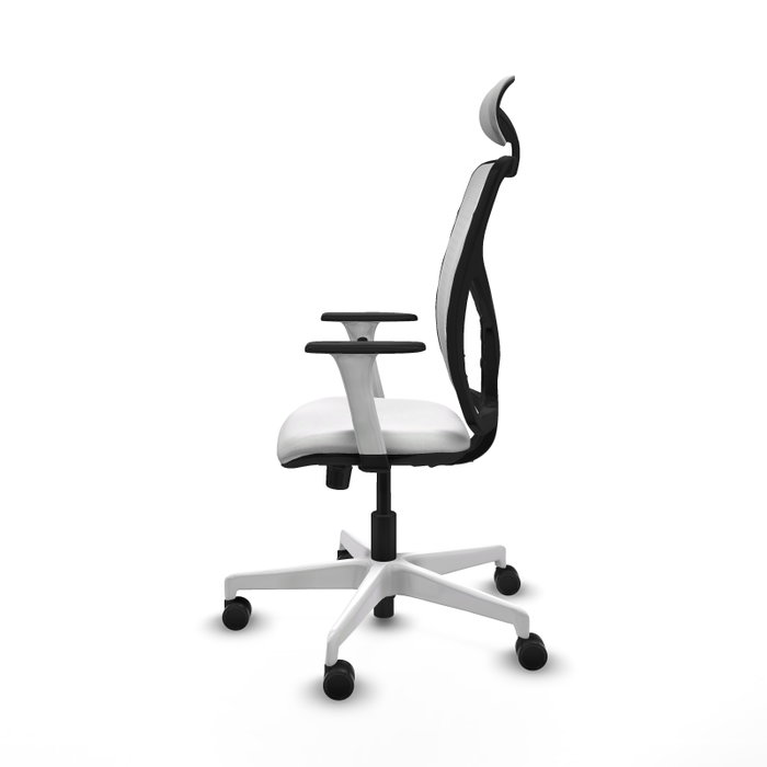 PIQUERAS Y CRESPO Silla de oficina Motilla con mecanismo Sincro en Blanco