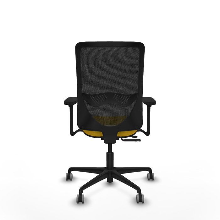 PIQUERAS Y CRESPO Silla de oficina Zulema con mecanismo Sincro/Traslack, Amarillo y Negro PIQUERAS Y CRESPO Silla de oficina Zulema con mecanismo Sincro/Traslack, Amarillo y Negro
