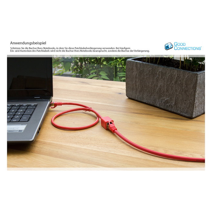 GoodConnections Cable de red Cat.6 S/FTP Rojo 2m