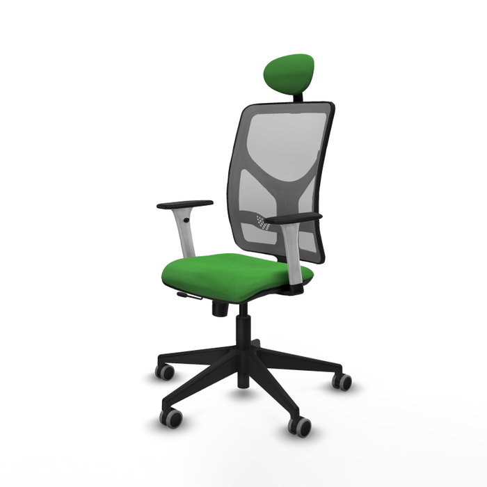 PIQUERAS Y CRESPO Silla de oficina Motilla con mecanismo Sincro/Traslack Verde y Gris PIQUERAS Y CRESPO Silla de oficina Motilla con mecanismo Sincro/Traslack Verde y Gris
