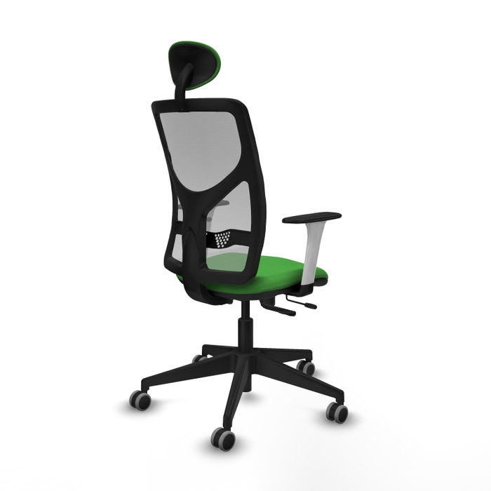 PIQUERAS Y CRESPO Silla de oficina Motilla con mecanismo Sincro/Traslack Verde y Gris PIQUERAS Y CRESPO Silla de oficina Motilla con mecanismo Sincro/Traslack Verde y Gris