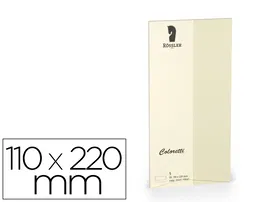 Rossler Coloretti Sobre Color Marmol Crema 110x220 mm Pack 5 Unidades Compatible Copia Laser Inyeccion Tinta