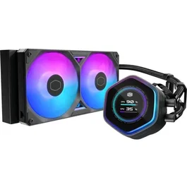 Cooler Master MasterLiquid 240 Atmos II LCD ARGB Refrigeración Líquida AIO con 2 Ventiladores de 120 mm - AABTN35542