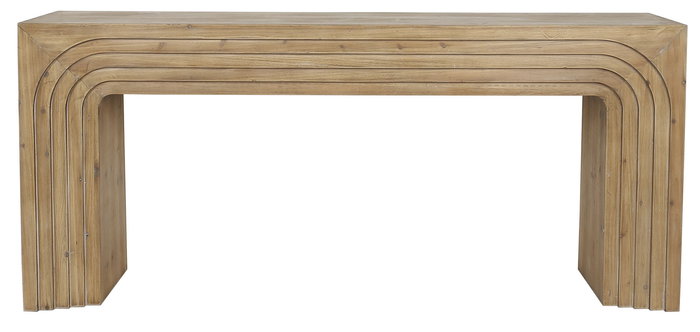 DKD Home Decor Consola Moderno Natural 180 x 40 x 80 cm Set de 3 Piezas