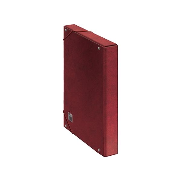 Dohe Caja de proyectos de cartón forrado rojo 245x350x30mm