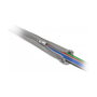 DeLOCK Manguito trenzado con cierre de cremallera resistente al calor 1 m x 20 mm gris