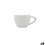 Bidasoa Taza Porcelana Fosil Blanco 22 cL (8 Unidades) inevitable