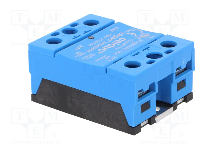 CELDUC SO9 Relé de semiconductor monofásico 35A 24-600VAC CELDUC SO9 Relé de semiconductor monofásico 35A 24-600VAC