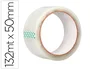 Q-Connect Cinta Adhesiva Polipropileno Transparente para Embalaje 132 m x 50 mm, Precinto de Alta Adherencia