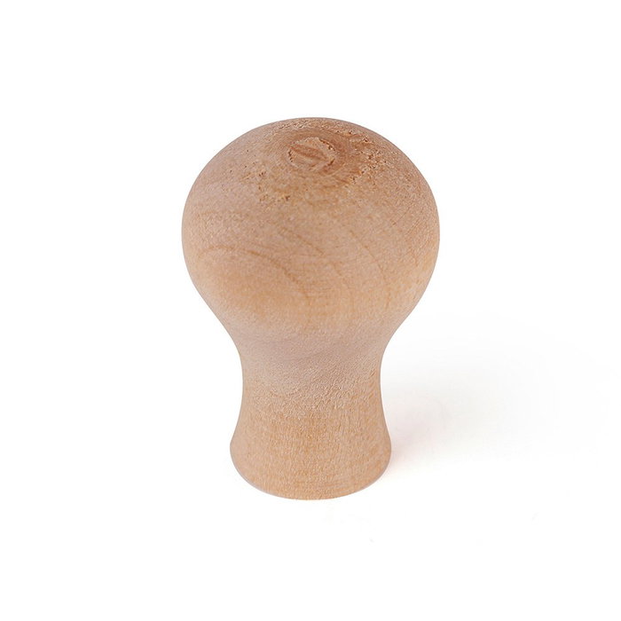 Rei Pomo para Mueble Modelo 273, de Madera de Haya Crudo, Ø20 x 31 mm con Tornillos M4 Incluidos Rei Pomo para Mueble Modelo 273, de Madera de Haya Crudo, Ø20 x 31 mm con Tornillos M4 Incluidos