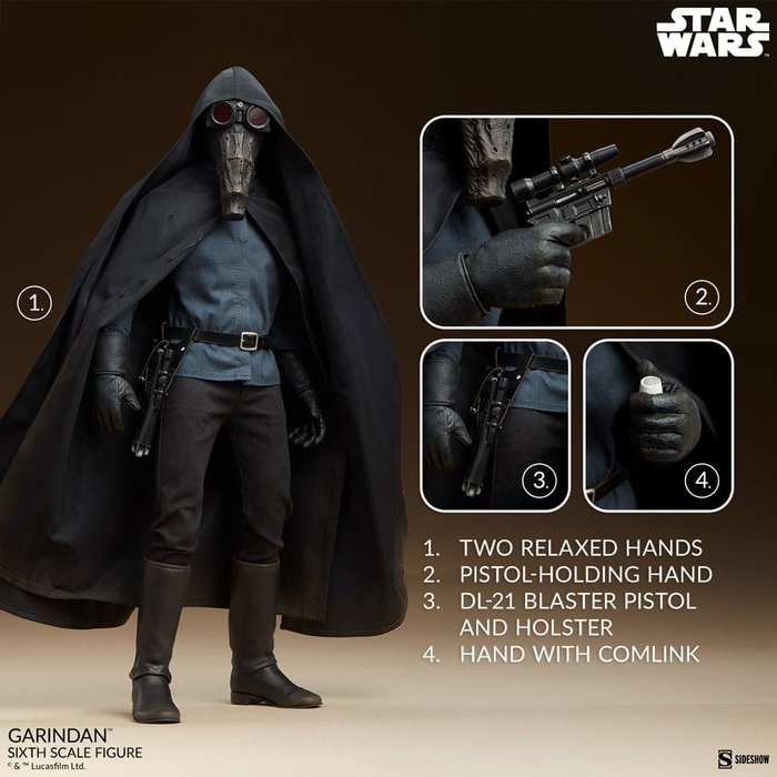 Star Wars Episode IV Figura Scum & Villainy 1/6 Garindan 30 cm Star Wars Episode IV Figura Scum & Villainy 1/6 Garindan 30 cm