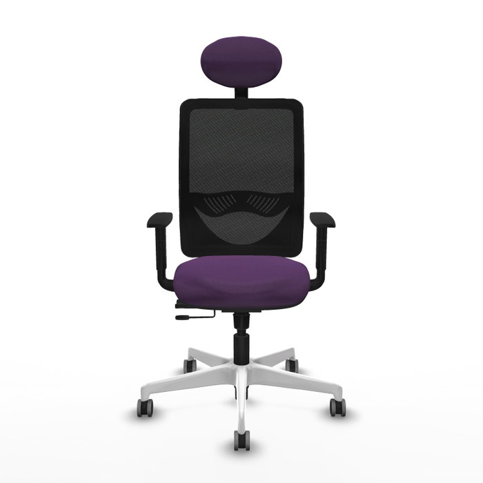 PIQUERAS Y CRESPO Silla de oficina Zulema con mecanismo Sincro/Traslack, Morado y Negro PIQUERAS Y CRESPO Silla de oficina Zulema con mecanismo Sincro/Traslack, Morado y Negro