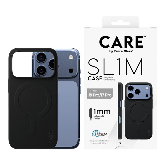 PanzerGlass CARE by PanzerGlass SL1M Case MagSafe para iPhone 17 Pro, Schwarz