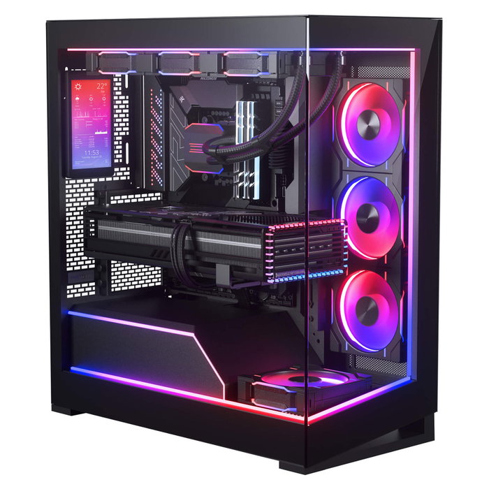 Phanteks Pantalla de alta resolución de 5,5 pulgadas para carcasas, negro