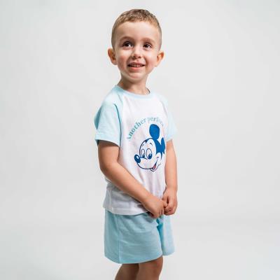 Pijama Corto Single Jersey Mickey Azul Claro 18 Meses Pijama Corto Single Jersey Mickey Azul Claro 18 Meses