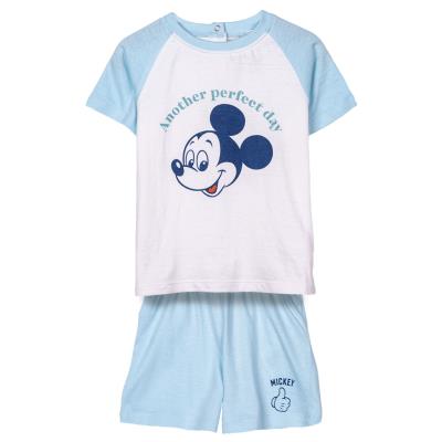 Pijama Corto Single Jersey Mickey Azul Claro 18 Meses Pijama Corto Single Jersey Mickey Azul Claro 18 Meses
