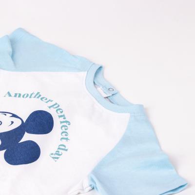 Pijama Corto Single Jersey Mickey Azul Claro 18 Meses Pijama Corto Single Jersey Mickey Azul Claro 18 Meses