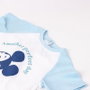 Pijama Corto Single Jersey Mickey Azul Claro 18 Meses