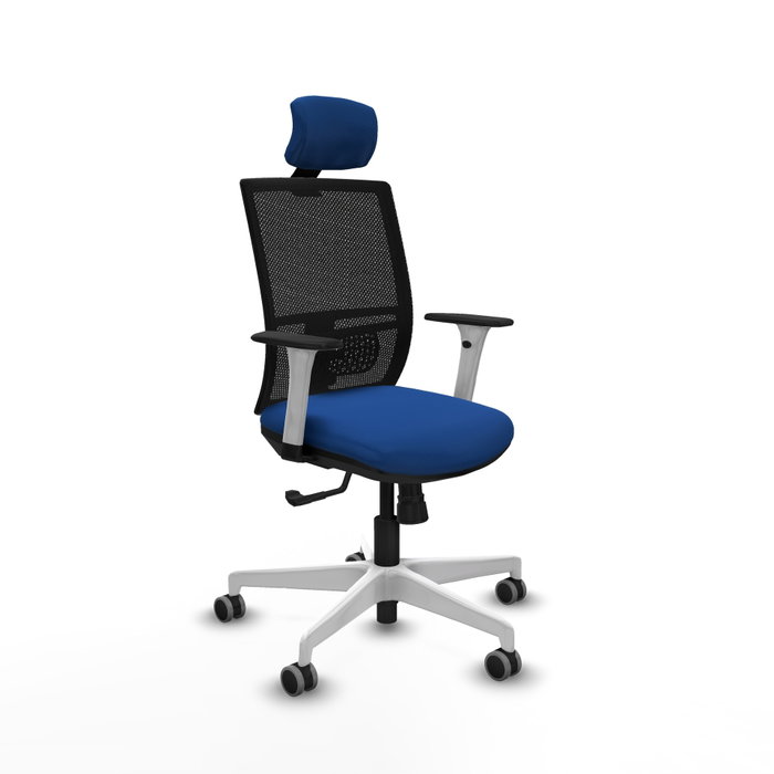 PIQUERAS Y CRESPO Silla de oficina Yunquera Azul con mecanismo Sincro PIQUERAS Y CRESPO Silla de oficina Yunquera Azul con mecanismo Sincro