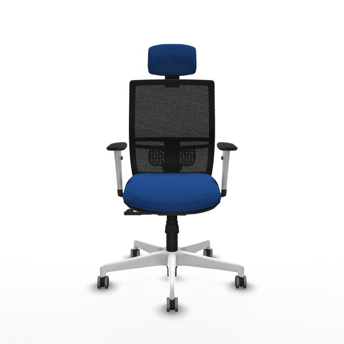 PIQUERAS Y CRESPO Silla de oficina Yunquera Azul con mecanismo Sincro PIQUERAS Y CRESPO Silla de oficina Yunquera Azul con mecanismo Sincro