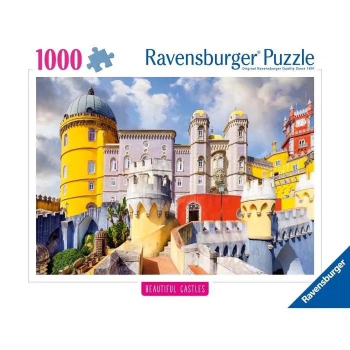 Ravensburger Puzzle de 1000 piezas Palacio Nacional de Pena, Portugal, Colección Highlight, 12001314, a partir de 14 años