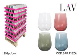 LAV Vaso Desechable Gaia, 1/4 de Pinta (36 Cl), Pack de 252 Unidades (6.5x8x10 cm, 142 g por Unidad)