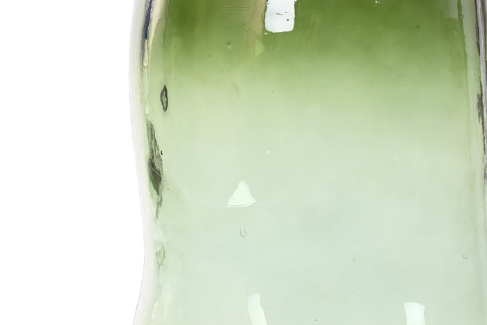 DKD Home Decor Jarrón Urban C463 Verde Oscuro Cristal Reciclado 34 x 73 x 34 cm