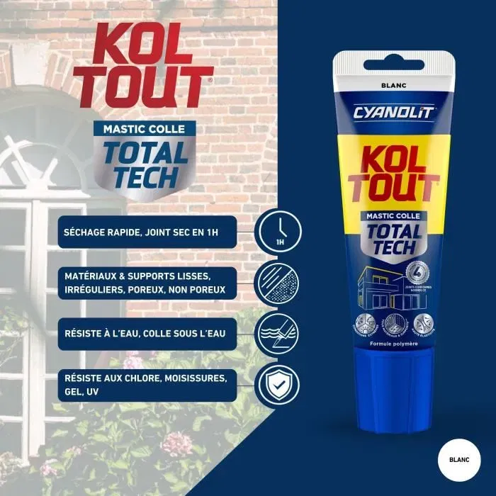 Cyanolit Fijador y Sellador Total Tech AUC3045203003011 Tubo 125 ml Alta Resistencia Ultraversátil