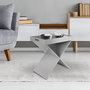 Home Deco Factory Mesa Bandeja Desmontable Gris 46x32 cm h.48,5 cm