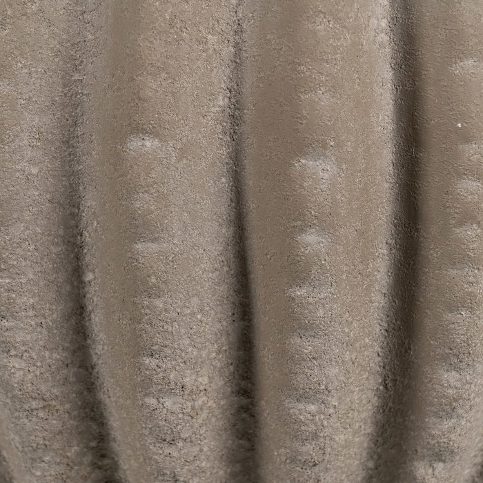 Jarrón Gris Oscuro Cerámica Decoración 30 X 30 X 30 cm