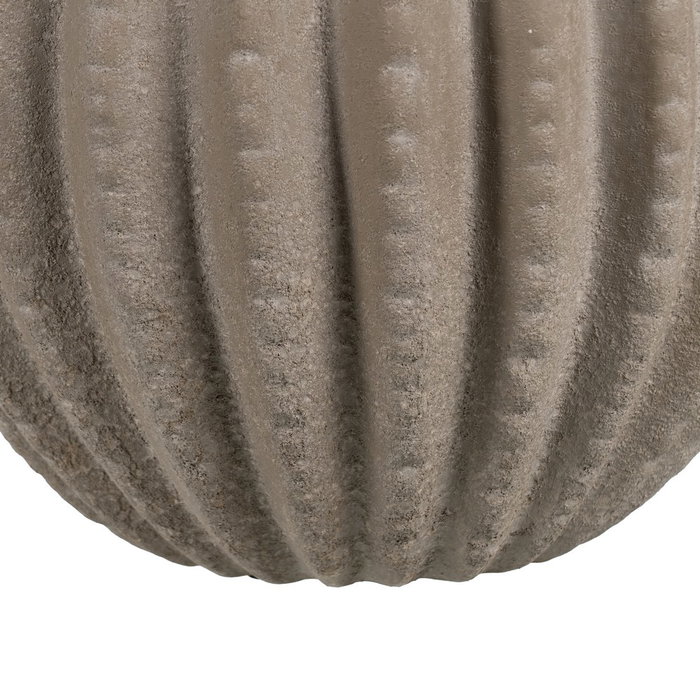 Jarrón Gris Oscuro Cerámica Decoración 30 X 30 X 30 cm