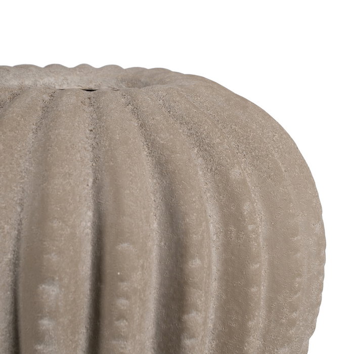 Jarrón Gris Oscuro Cerámica Decoración 30 X 30 X 30 cm