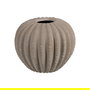 Jarrón Gris Oscuro Cerámica Decoración 30 X 30 X 30 cm