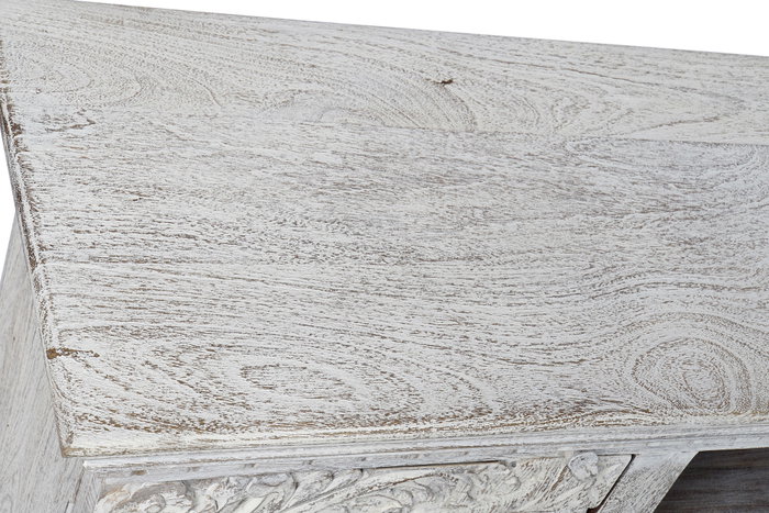DKD Home Decor Mueble TV Arabe Blanco 160 x 65 x 40 cm