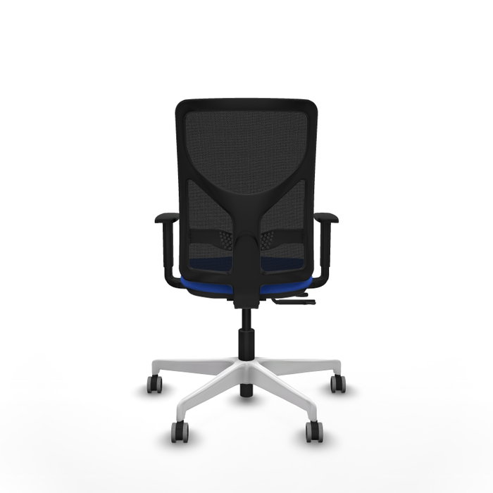 PIQUERAS Y CRESPO Silla de oficina Motilla con mecanismo Sincro/Traslack, Azul y Negro