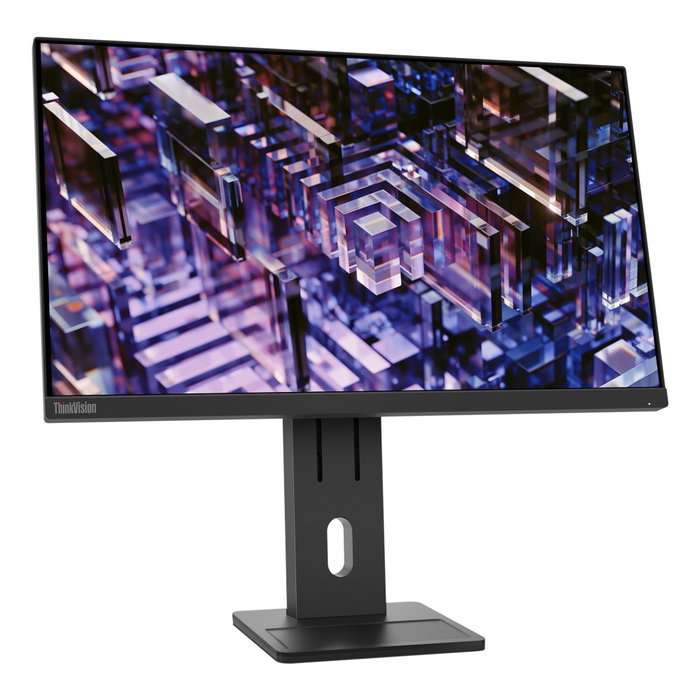 Lenovo ThinkVision E24q-30 Monitor Profesional 23.8 Pulgadas QHD 2560x1440 IPS, 100Hz, Altura Ajustable, Altavoces, HDMI/DP, Energy Star, TCO Certified - Negro