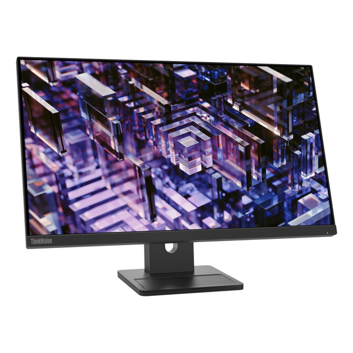Lenovo ThinkVision E24q-30 Monitor Profesional 23.8 Pulgadas QHD 2560x1440 IPS, 100Hz, Altura Ajustable, Altavoces, HDMI/DP, Energy Star, TCO Certified - Negro