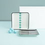 Bidasoa Set de 2 Bandejas de Porcelana Zigzag 15x15 cm