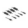 DeLOCK Cable USB Tipo-A macho a 4 x DC 5,5 x 2,1 mm hembra con interruptor, 1 m