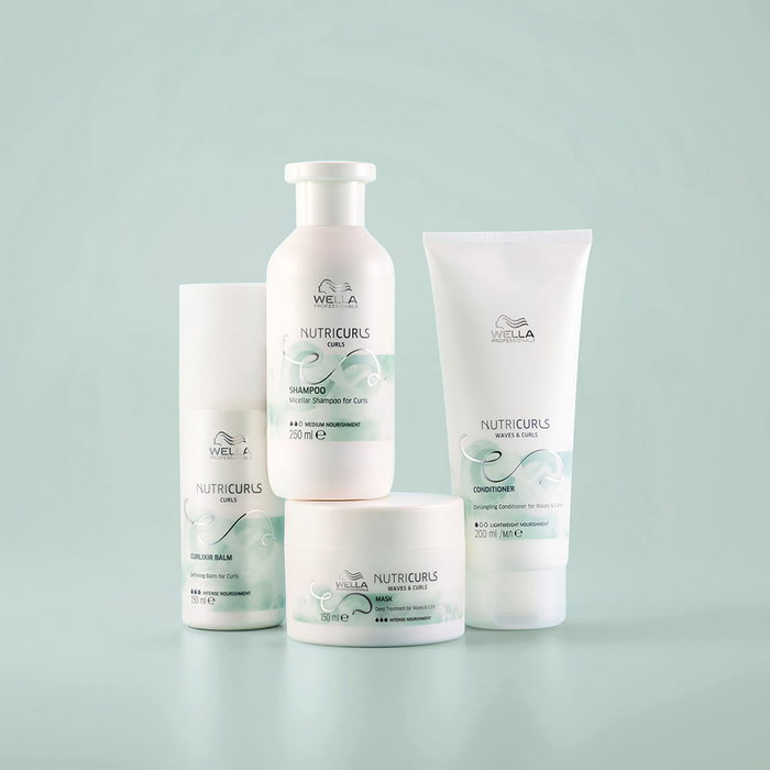 Wella Professionals NUTRICURLS Acondicionador Desenredante Cabello con Rizos y Ondas 200 ml