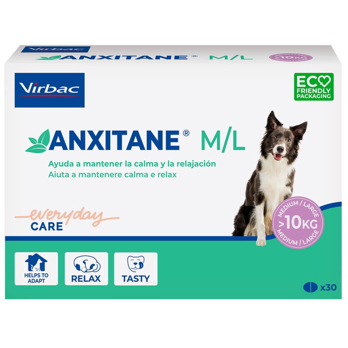 Virbac Anxitane M/L 30 Comprimidos Palatables